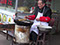 Street food seller in ancient town -  Luodaizhen, Longquanyi, Chengdu, Sichuan